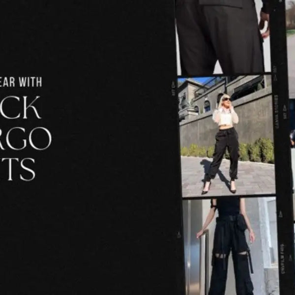 what to wear with black cargo pants