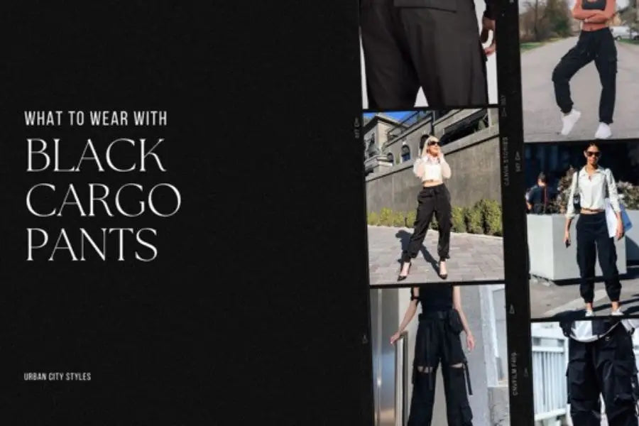 what to wear with black cargo pants