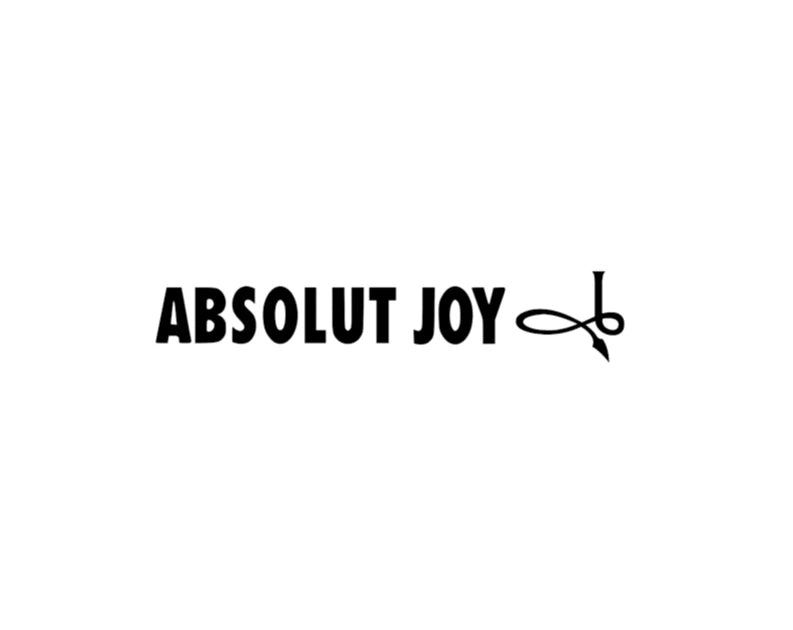 Absolut Joy logo in black for your style wardrobe