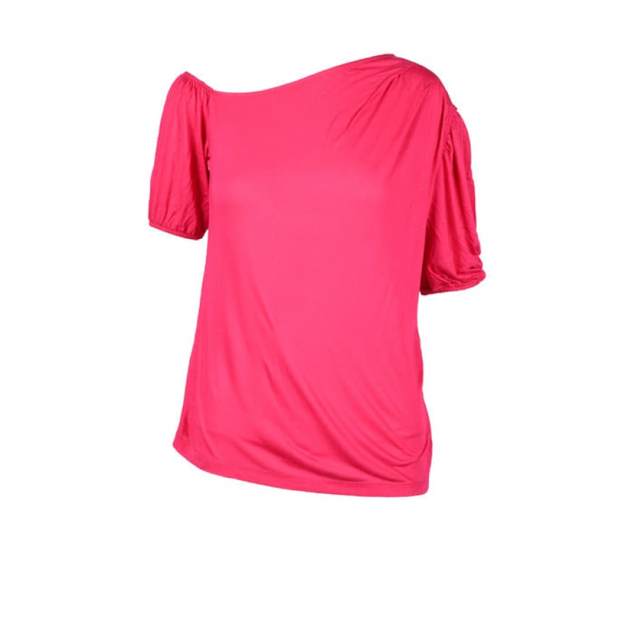 Pink blouse with short sleeve, urban city style