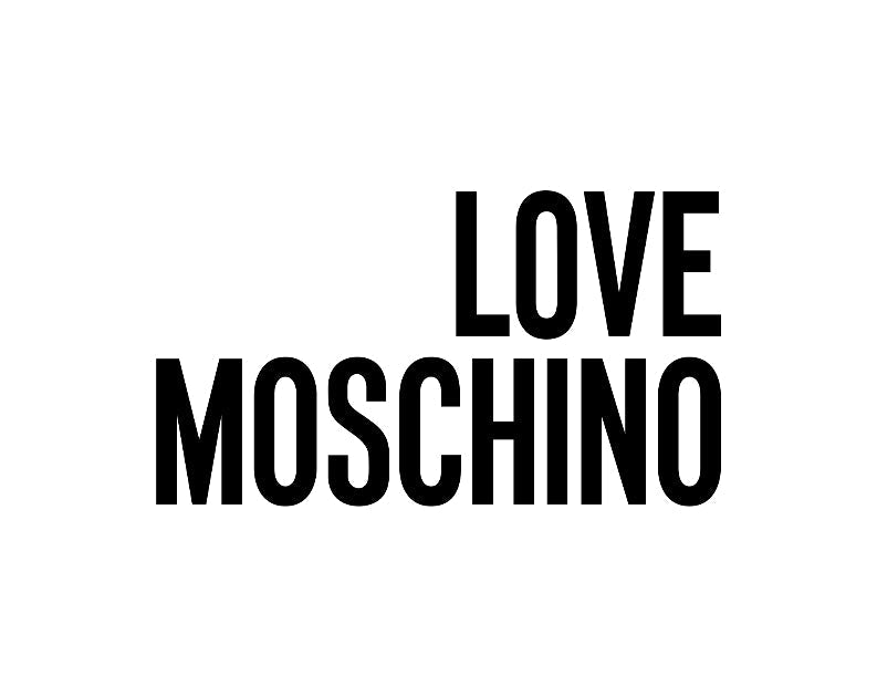 Love Moschino display showcasing the iconic Love Moschino brand collection.