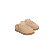 Adidas Originals Herren Campus 00er Winter-Sneaker aus beigem Leder mit beigem Wildleder-Slipper-Design und hellbrauner Gummisohle
