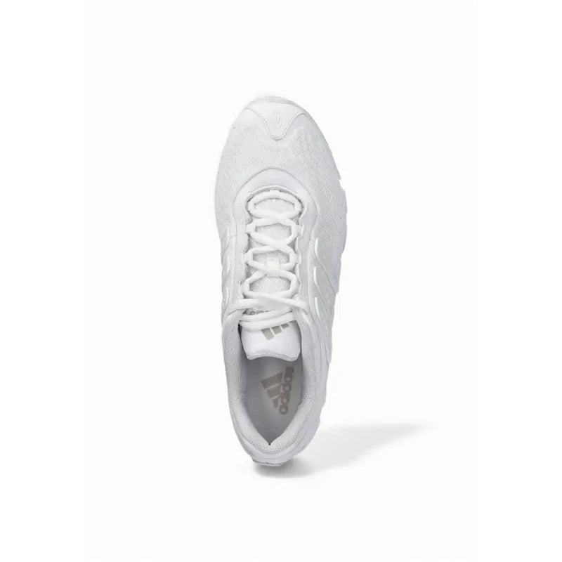 Weißer adidas Originals Megaride Herren-Sneaker mit Mesh-Obermaterial und Gummisohle aus Synthetikmaterial