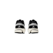 Black and silver adidas originals men control 5 sneakers with synthetic upper and chunky white midsole