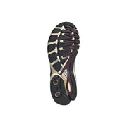 Adidas Originals women Bordeaux sneakers synthetic showing black and beige rubber sole with wavy tread and maroon accents