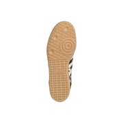 Adidas originals women brown leopard leather sneakers featuring brown and white adidas samba with textured gum sole