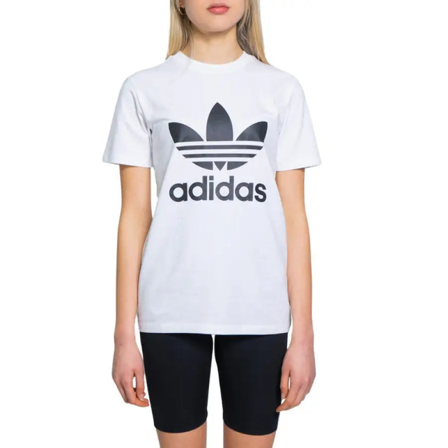Adidas - Women T-Shirt - white / 38 - Clothing T-shirts
