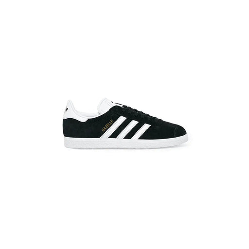 Adidas Schwarzer Gazelle-Sneaker für Damen aus Wildleder mit weißer Gummisohle und drei ikonischen Streifen, Polyurethan-Schnürung
