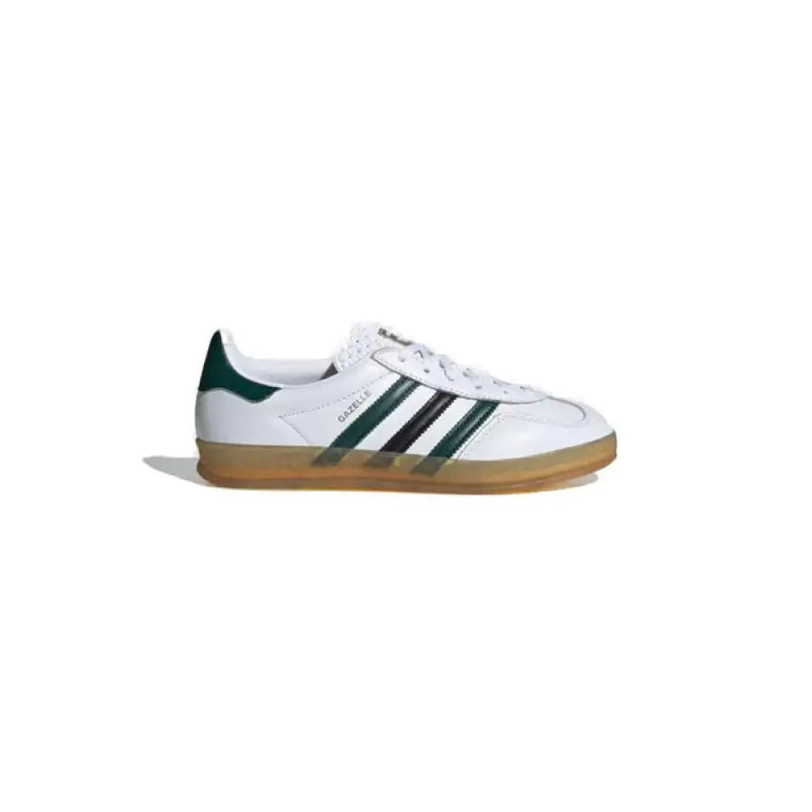 Adidas Men Sneakers in white green, embodying urban style clothing and city fashion