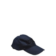Alexander Mcqueen navy blue baseball cap with black embroidered logo on the front for casual wear
