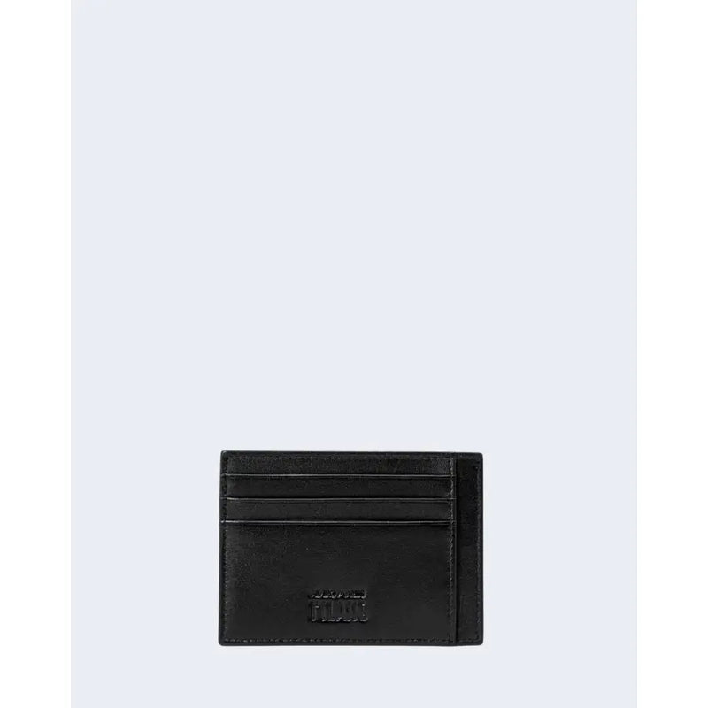 Black leather card holder with multiple slots for the Alviero Martini Prima Classe Men Wallet