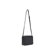 Alviero Martini Prima Classe black leather crossbody bag with sleek minimalist design and subtle embossed logo W27 cm