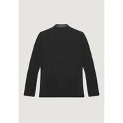 Antony Morato Schwarzer, schmal geschnittener Herrenblazer mit Reverskragen, elegantem, minimalistischem Design und dezenten Kontrastnähten