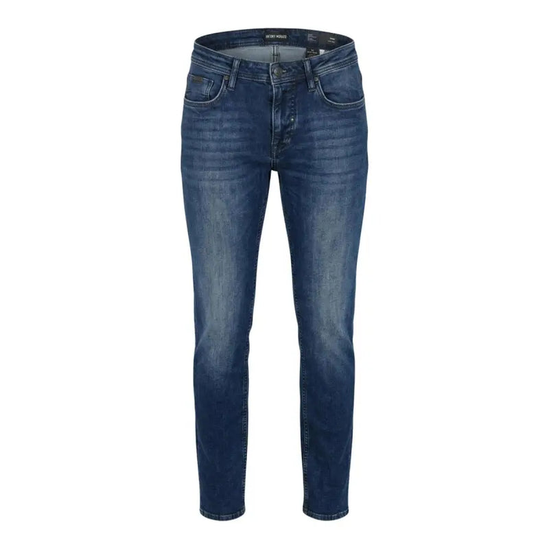 Antony morato Ozzy Herren-Jeans aus dunkelblauem Denim mit schmaler Passform und dezenter Waschung