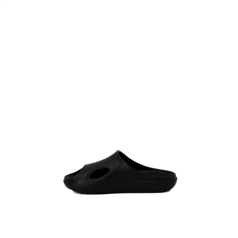 Antony Morato Schwarze Herren-Gummipantoffeln mit elegantem, minimalistischem Design und ovalem Ausschnitt im Fußbett, Größe 3