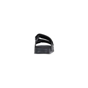 Antony Morato Schwarze Herren-Sandalen aus Polyurethan mit zwei Riemen und glatter Gummisohle im minimalistischen Design