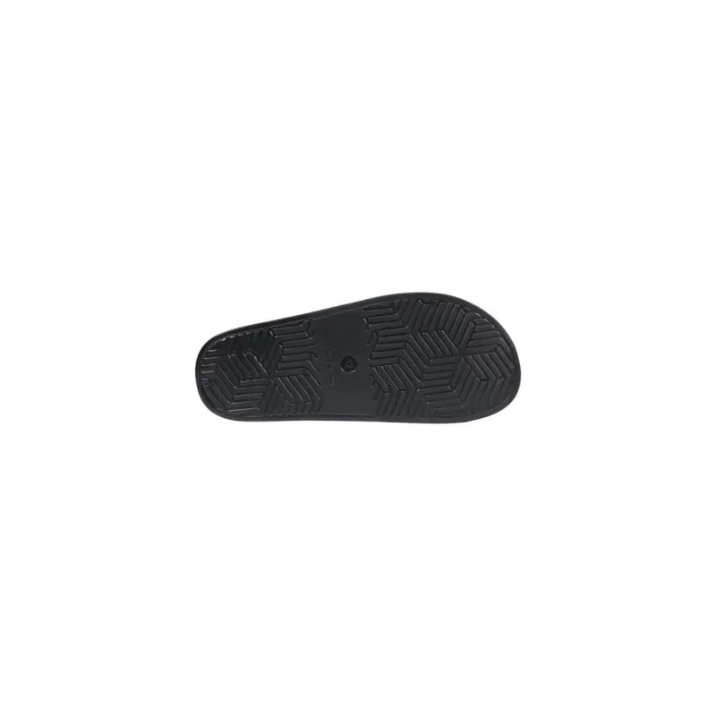 Schwarze Gummisohle mit geometrischem Profil antony morato Herren-Sandalen, schwarze Polyurethan-Hausschuhe von Xander