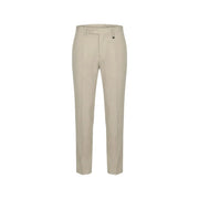 Antony Morato men trousers beige tailored with a modern cut and subtle stitching details in a clean design