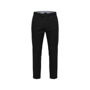 Antony Morato Herrenhose aus schwarzem, elegantem Stoff mit geradem Bein und dezenten Ziernähten