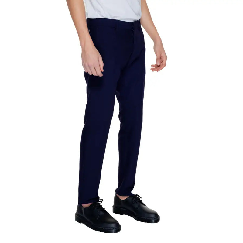 Antony Morato Herrenhose, marineblau, schmal geschnitten, mit taillierter Passform und dezenten Ziernähten