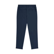 Marineblau Antony Morato Herrenhose mit elastischem Bund und zwei Gesäßtaschen in einem klaren, taillierten Schnitt (Rückansicht)