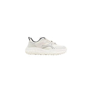Antony Morato men white and black chunky lace up sneakers with textured rubber sole mmfw01868-le500181