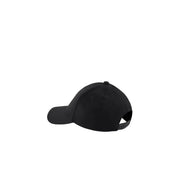 Armani Exchange Schwarze Baumwollkappe für Herren mit formstabiler Krone und verstellbarem Riemen aus hochwertigem Baumwollmaterial