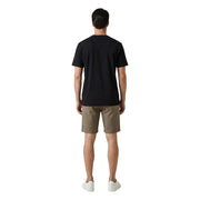 Armani Exchange Leinenshorts für Herren in Beige mit Vordertaschen, Vorderansicht