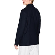 Armani Exchange Klassischer schwarzer Herrenblazer aus Polyester mit elegantem marineblauem Design und dezenten Nahtdetails.