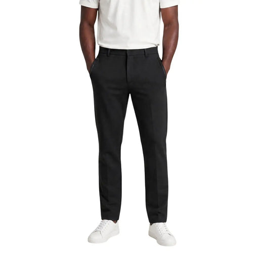 Armani Exchange Schwarze, taillierte Herrenhose aus Baumwollmischgewebe mit elegantem, modernem Schnitt und dezenten Seitentaschen