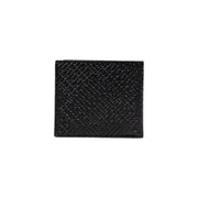 Black textured leather wallet from Armani Exchange for men