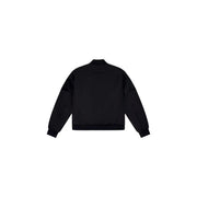 Armani Exchange Schwarzer Herrenblazer aus Polyester mit elegantem, minimalistischem Design und dezenten Kontrastnähten an den Ärmeln