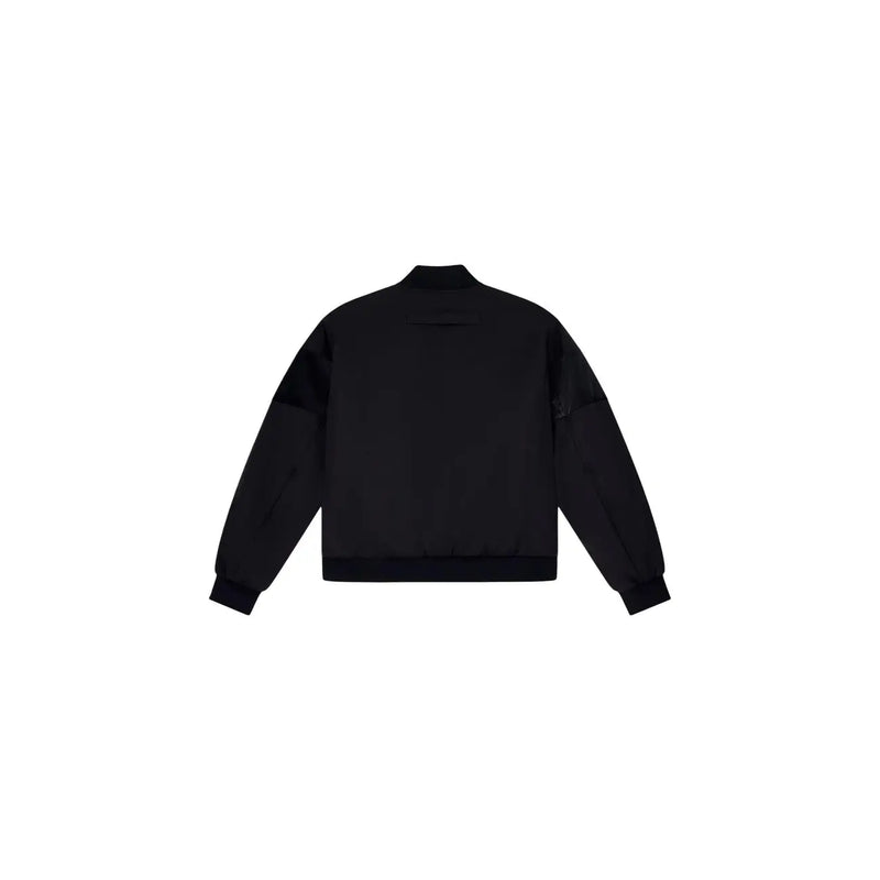 Armani Exchange Schwarzer Herrenblazer aus Polyester mit elegantem, minimalistischem Design und dezenten Kontrastnähten an den Ärmeln