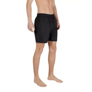 Black men’s swim shorts with elastic waistband from Armani Exchange Spring Summer collection