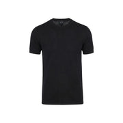 Armani Exchange men t-shirt black crew neck short sleeves casual cotton fabric design