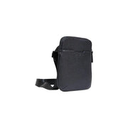 Armani Exchange Schwarze Herren-Umhängetasche aus strukturiertem Leder mit elegantem, minimalistischem Design und verstellbarem Riemen, 22 x 23 x 1 cm