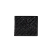 Black bi-fold leather wallet with textured finish from Armani Exchange Men collection