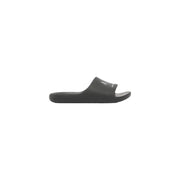 Schwarze Calvin Klein Pantoletten mit minimalistischem Design und dezentem weißen Logo am Riemen für Herren