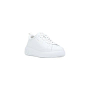 Armani Exchange Herren-Sneaker, weißes Leder, niedrigtop mit klobiger Sohle und dezentem seitlichem Branding für sportliche Nutzung