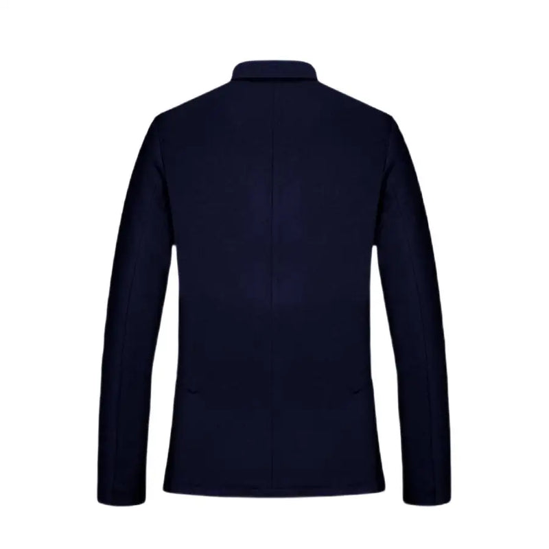 Dark blue men’s blazer with long sleeves from Armani Exchange Spring Summer collection