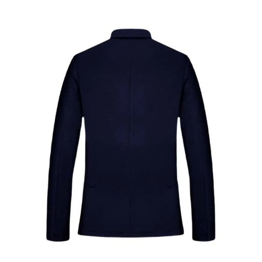 Dark blue men’s blazer with long sleeves from Armani Exchange Spring Summer collection