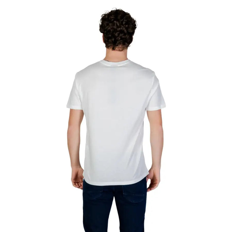 Armani Exchange Männer t-shirt Weiße Baumwolle mit klassischem Rundhalsausschnitt und kurzen Ärmeln für lässige Kleidung