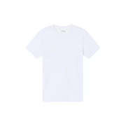 Armani Exchange Herren weiße Baumwolle t-shirt mit Rundhalsausschnitt und kurzen Ärmeln, verziert mit einer A/X-Logo-Stickerei.