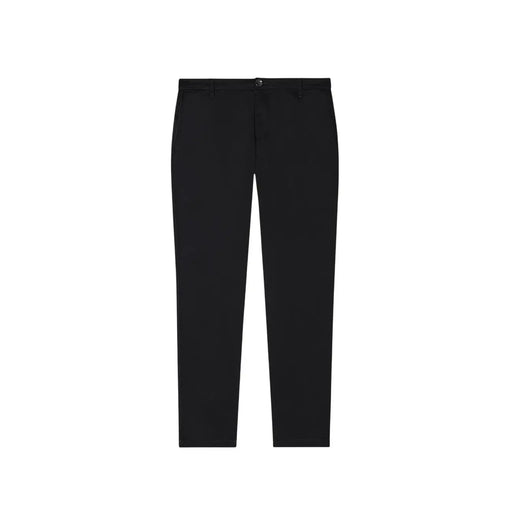 Black Armani Exchange men trousers with tailored fit, sleek straight-leg cut, and subtle stitching details