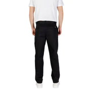 Schwarze Chino-Hose von armani exchange mit elegantem, geradem Beinschnitt und dezenten Ziernähten