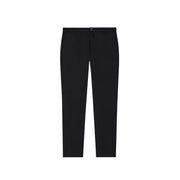 Schwarz Armani Exchange Herrenhose mit taillierter Passform, elegantem, geradem Bein und dezenten Ziernähten