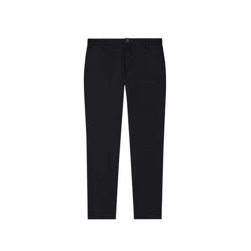 Schwarz Armani Exchange Herrenhose mit taillierter Passform, elegantem, geradem Bein und dezenten Ziernähten