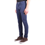 Dark blue slim-fit Armani Jeans men cotton elastane jeans with classic five-pocket design and subtle stitching details