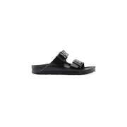 Birkenstock women slippers black arizona sandal with two adjustable straps and contoured footbed size 3