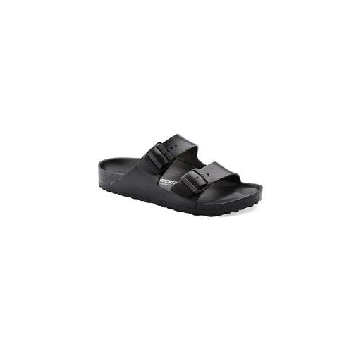 Birkenstock women slippers black size 3 featuring arizona sandals with two adjustable straps and contoured footbed